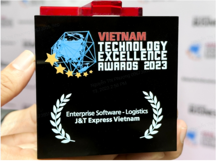 J&T Express Vệt Nam được vinh danh tại giải thưởng công nghệ quốc tế "Asian techonology excellence awads 2023"